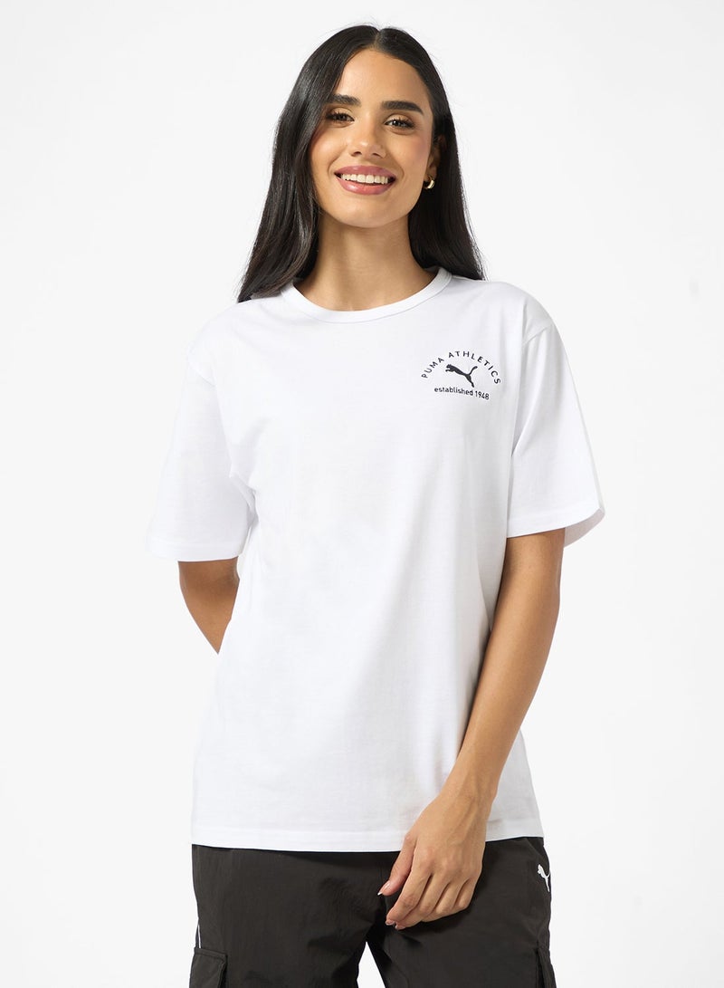 PUMA Class Relaxed Logo T-Shirt - Image 1